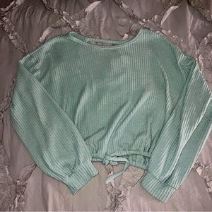 Open Back Cinch Sweater